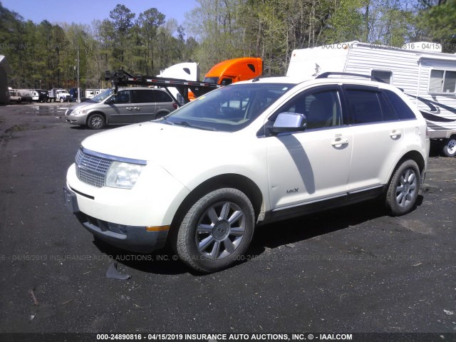 2LMDU88CX7BJ19895 - 2007 LINCOLN MKX WHITE photo 2