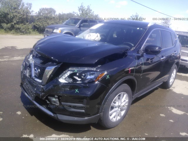 KNMAT2MV9HP535232 - 2017 NISSAN ROGUE S/SV BLACK photo 2