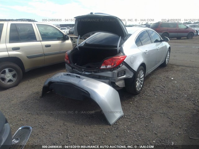 2G4GR5EK7C9192034 - 2012 BUICK REGAL SILVER photo 6