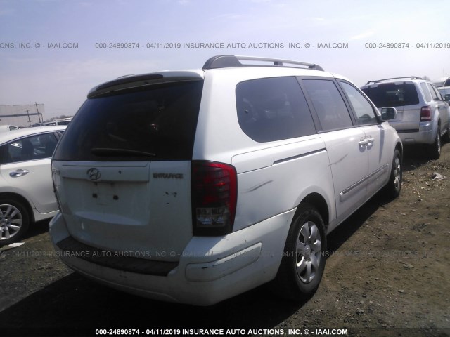 KNDMC233776043462 - 2007 HYUNDAI ENTOURAGE GLS/SE/LIMITED WHITE photo 4