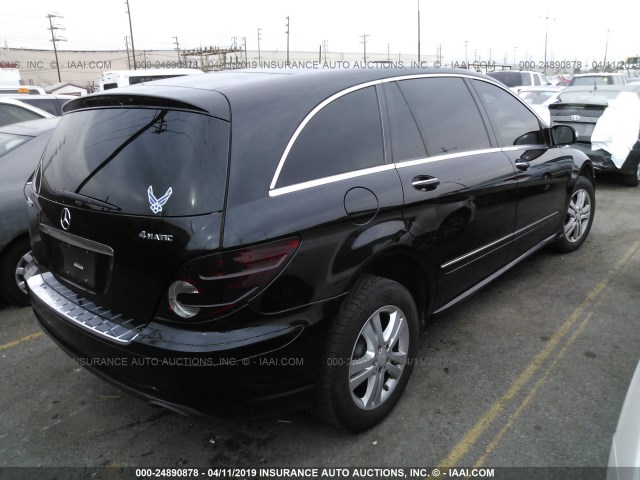 4JGCB65E98A072539 - 2008 MERCEDES-BENZ R 350 黑色 照片 4