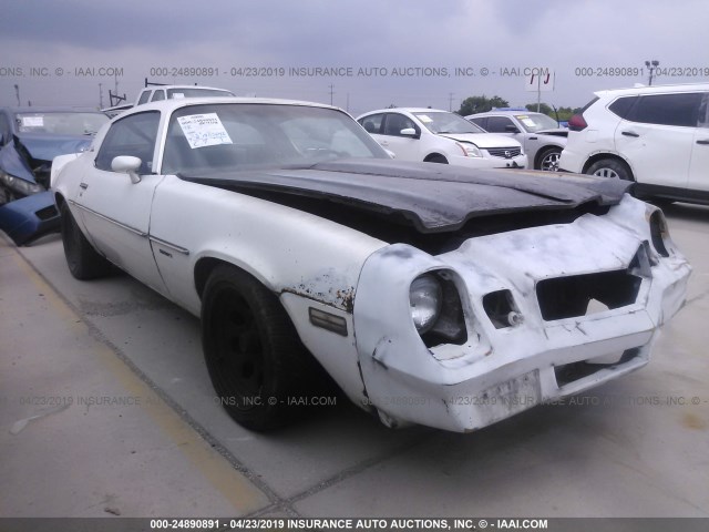 1S87D9L516470 - 1979 CHEVROLET 2 DOOR COUPE  WHITE photo 1