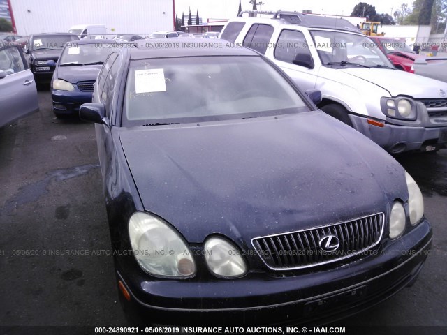 JT8BD69SX20162143 - 2002 LEXUS GS 300 BLACK photo 6