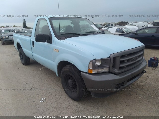 1FTNF20L32EC45441 - 2002 FORD F250 SUPER DUTY BLUE photo 1