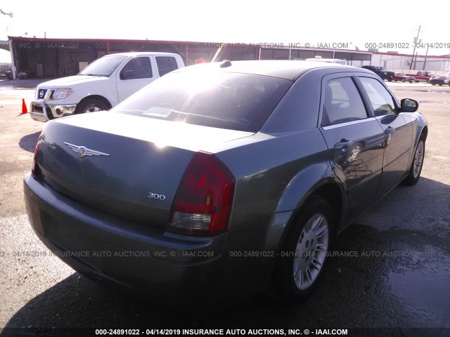 2C3KA43R46H184522 - 2006 CHRYSLER 300 TEAL photo 4