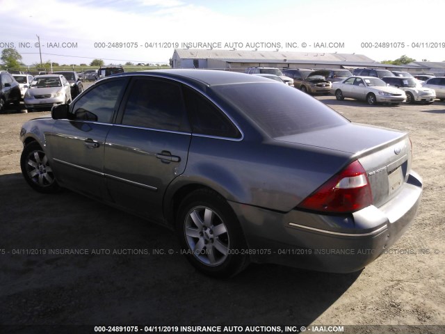 1FAFP24146G135539 - 2006 FORD FIVE HUNDRED SEL GRAY photo 3