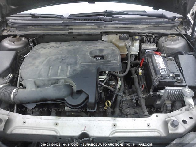 1G1ZB5E01CF207059 - 2012 CHEVROLET MALIBU LS BROWN photo 10