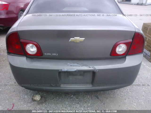 1G1ZB5E01CF207059 - 2012 CHEVROLET MALIBU LS BROWN photo 6