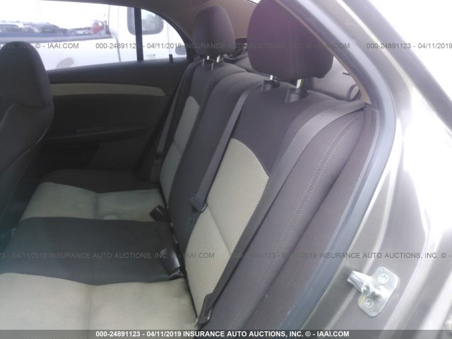 1G1ZB5E01CF207059 - 2012 CHEVROLET MALIBU LS BROWN photo 8