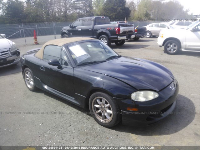 JM1NB353110202593 - 2001 MAZDA MX-5 MIATA LS BLACK photo 1