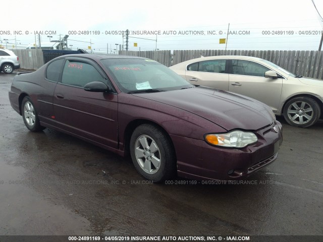 2G1WX12K239200522 - 2003 CHEVROLET MONTE CARLO SS წითელი ფოტო 1