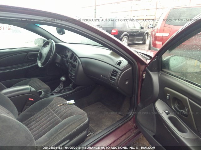 2G1WX12K239200522 - 2003 CHEVROLET MONTE CARLO SS წითელი ფოტო 5