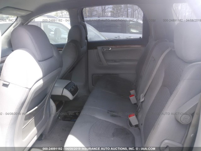 5GZEV23738J148126 - 2008 SATURN OUTLOOK XR ვერცხლისფერი ფოტო 8