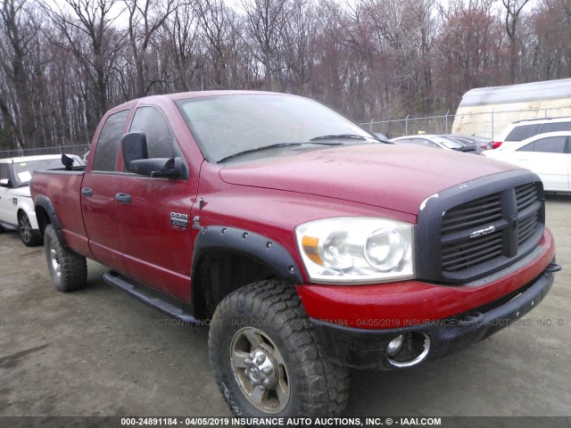 3D7KS28A68G209896 - 2008 DODGE RAM 2500 ST/SLT RED photo 1