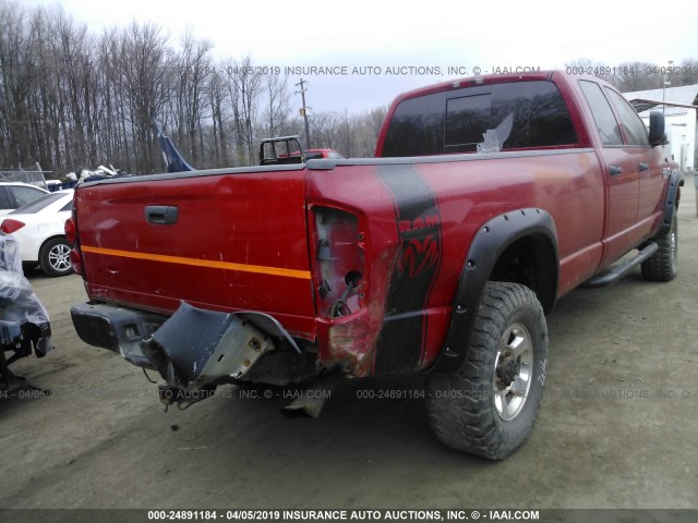 3D7KS28A68G209896 - 2008 DODGE RAM 2500 ST/SLT RED photo 6