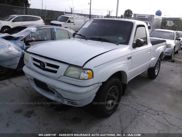 4F4YR12U42TM11876 - 2002 MAZDA B3000 WHITE photo 2