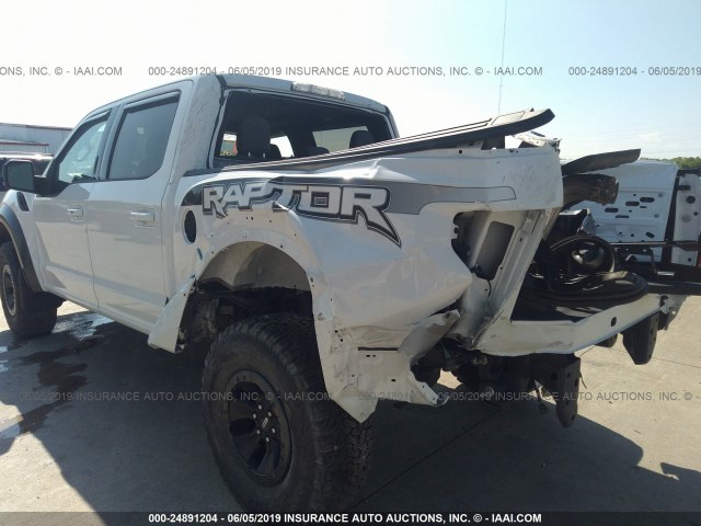 1FTFW1RG9JFB72928 - 2018 FORD F150 WHITE photo 6