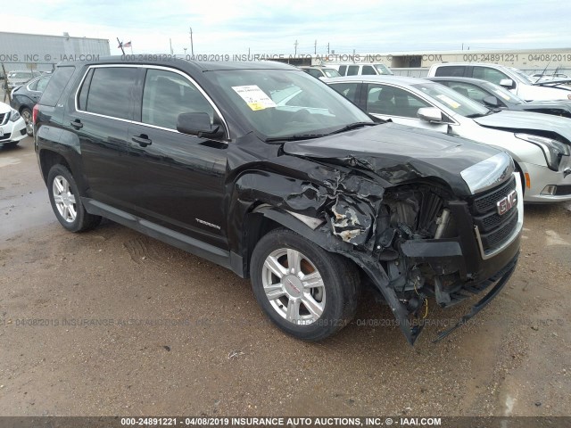 2GKALMEK1E6127050 - 2014 GMC TERRAIN SLE BLACK photo 1