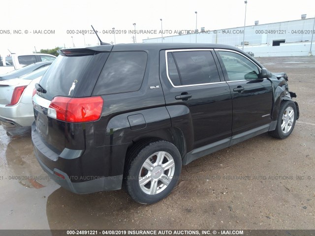 2GKALMEK1E6127050 - 2014 GMC TERRAIN SLE BLACK photo 4