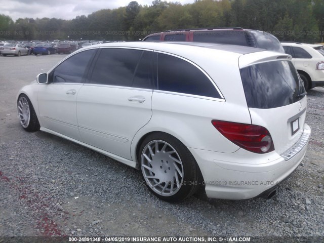 4JGCB75EX7A039246 - 2007 MERCEDES-BENZ R 500 WHITE photo 3