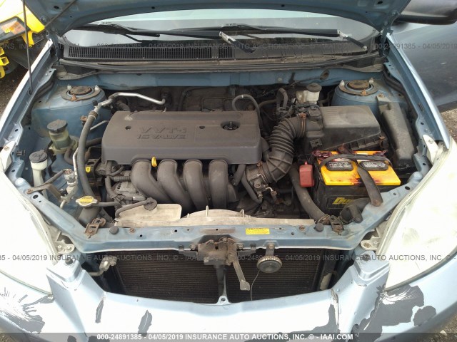2T1KR32E96C612138 - 2006 TOYOTA COROLLA MATRIX  Light Blue photo 10