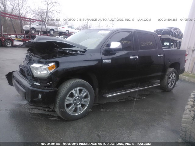 5TFAW5F1XFX470004 - 2015 TOYOTA TUNDRA CREWMAX 1794/PLATINUM 黑色 照片 2