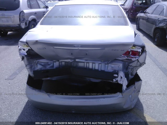 4T1BE30K05U435013 - 2005 TOYOTA CAMRY LE/XLE/SE SILVER photo 6