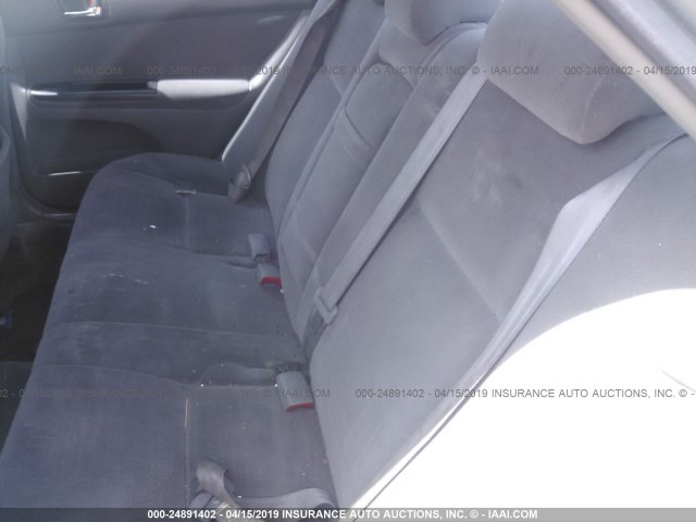 4T1BE30K05U435013 - 2005 TOYOTA CAMRY LE/XLE/SE SILVER photo 8