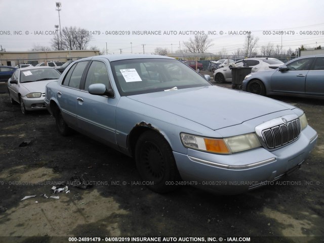 2MEFM75W9YX659209 - 2000 MERCURY GRAND MARQUIS LS BLUE photo 1