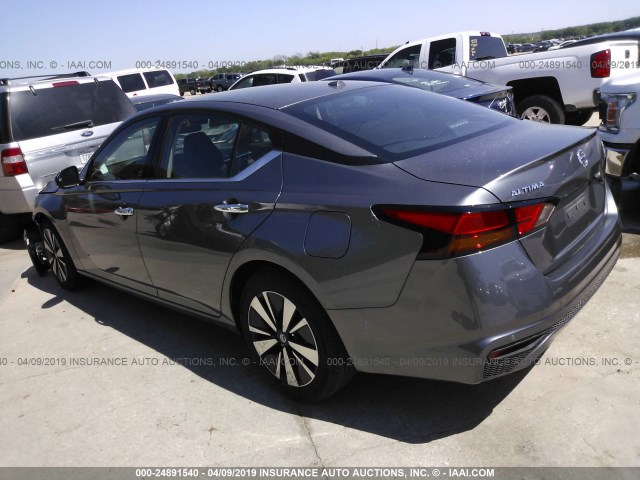 1N4BL4EV2KC196073 - 2019 NISSAN ALTIMA SL GRAY photo 3