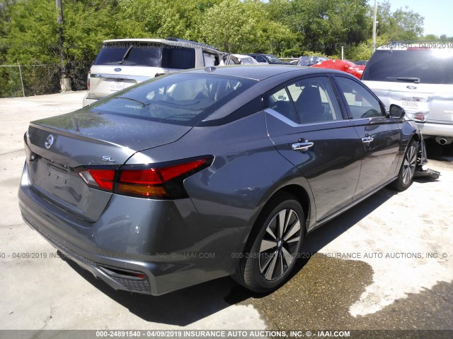 1N4BL4EV2KC196073 - 2019 NISSAN ALTIMA SL GRAY photo 4