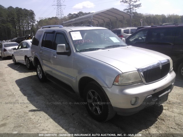 5LMEU88H44ZJ13575 - 2004 LINCOLN AVIATOR 银色 照片 1