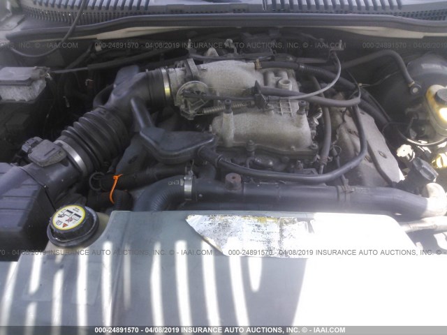 5LMEU88H44ZJ13575 - 2004 LINCOLN AVIATOR 银色 照片 10