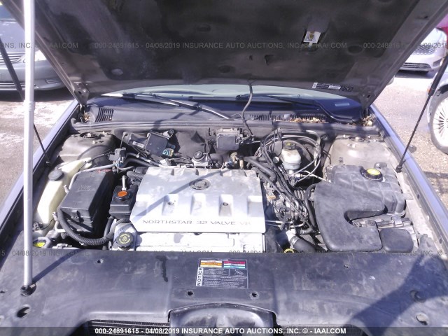 1G6KS54Y81U218393 - 2001 CADILLAC SEVILLE SLS SILVER photo 10