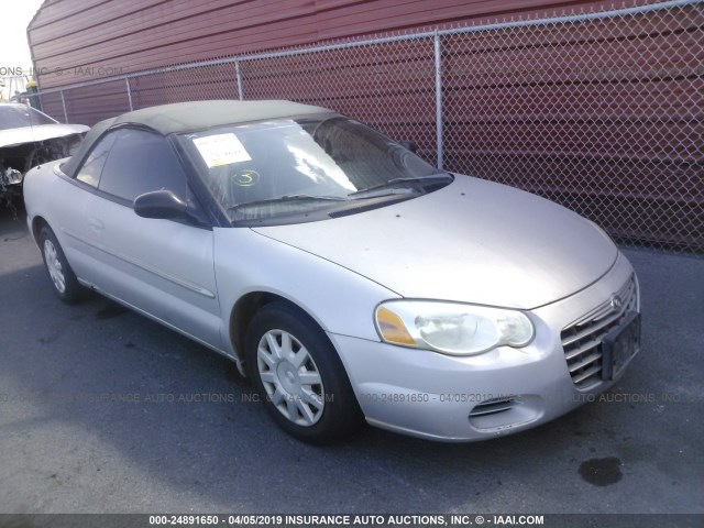 1C3EL45X14N235479 - 2004 CHRYSLER SEBRING LX SILVER photo 1