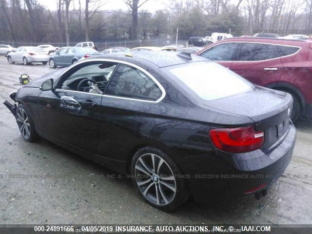 WBA1F5C57FV343632 - 2015 BMW 228 I BLACK photo 3