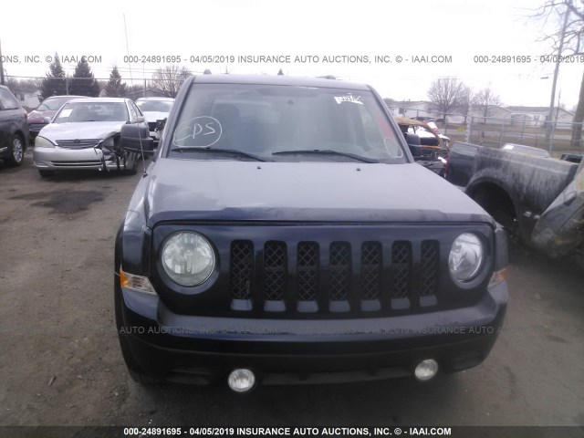 1J4NT1GB6BD155393 - 2011 JEEP PATRIOT SPORT BLACK photo 6