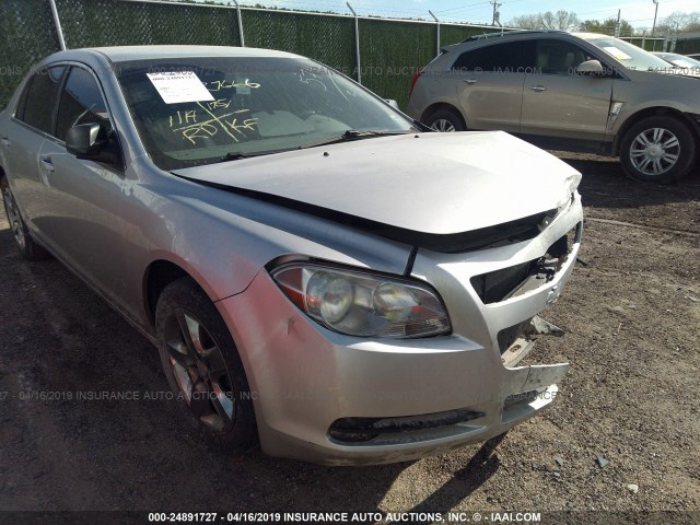 1G1ZA5E06A4101914 - 2010 CHEVROLET MALIBU LS SILVER photo 1