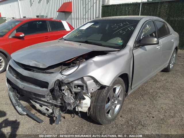 1G1ZA5E06A4101914 - 2010 CHEVROLET MALIBU LS SILVER photo 2
