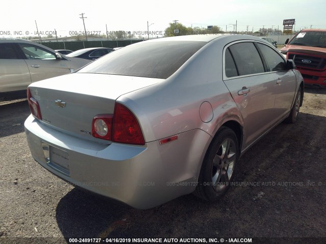 1G1ZA5E06A4101914 - 2010 CHEVROLET MALIBU LS SILVER photo 4