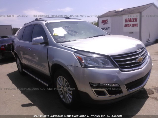 1GNKRHKD5GJ274741 - 2016 CHEVROLET TRAVERSE LT SILVER photo 1