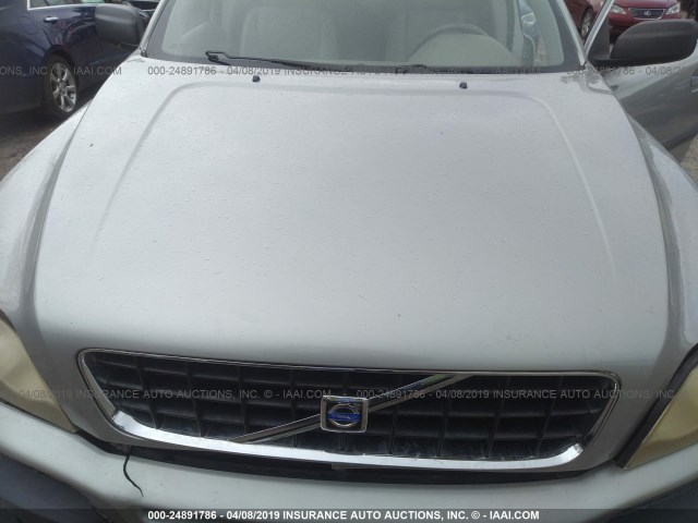 YV1CY59H741088714 - 2004 VOLVO XC90 SILVER photo 10