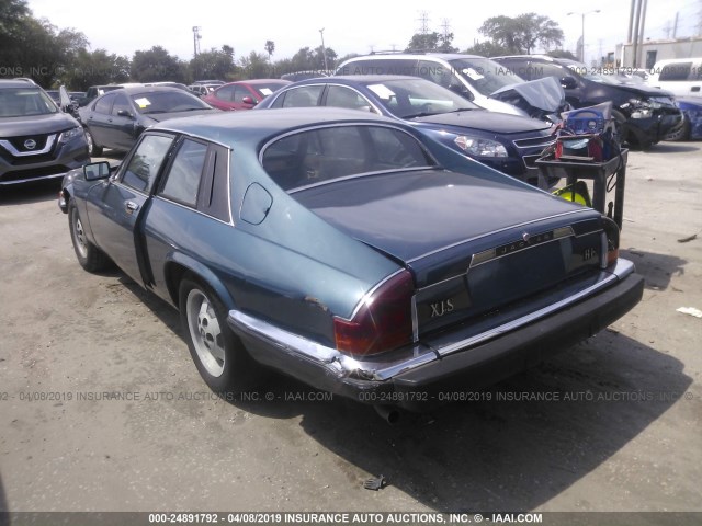 SAJNV5848FC121380 - 1985 JAGUAR XJS BLUE photo 3