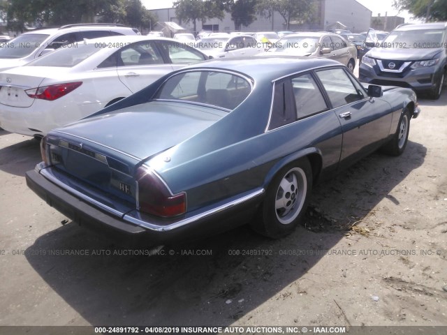 SAJNV5848FC121380 - 1985 JAGUAR XJS BLUE photo 4