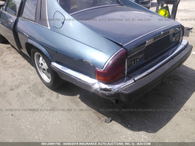 SAJNV5848FC121380 - 1985 JAGUAR XJS BLUE photo 6