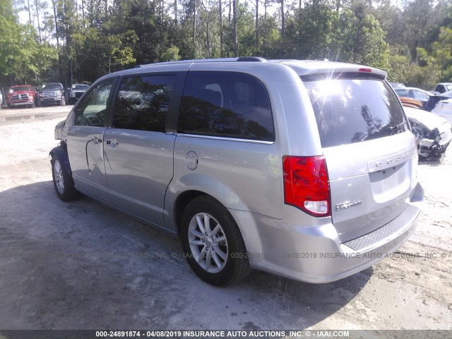 2C4RDGCG8KR619516 - 2019 DODGE GRAND CARAVAN  SILVER photo 3