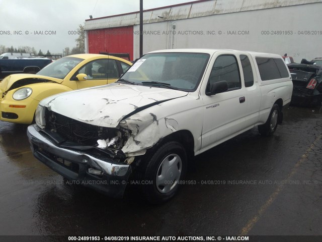 4TAVL52N0WZ155568 - 1998 TOYOTA TACOMA XTRACAB WHITE photo 2