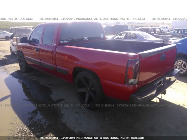 2GCEC19V321341000 - 2002 CHEVROLET SILVERADO C1500 RED photo 3