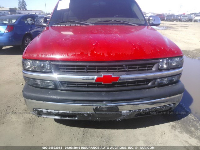 2GCEC19V321341000 - 2002 CHEVROLET SILVERADO C1500 RED photo 6