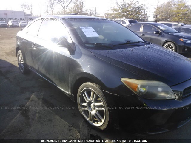 JTKDE177660113223 - 2006 TOYOTA SCION TC BLACK photo 1
